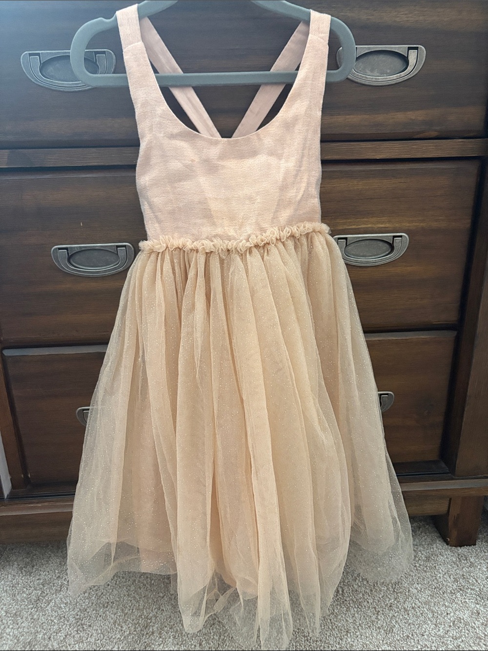 Sparkly little girls dress